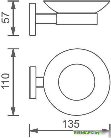 Мыльница Aquanet 4585MB 241913 - фото2