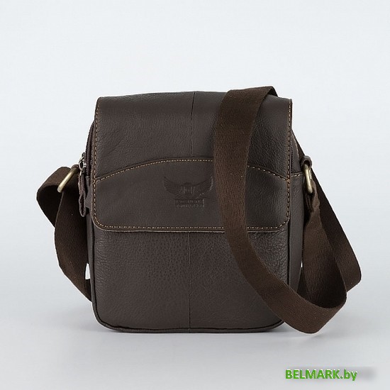 Сумка через плечо Poshete 196-1268-YB42-DBW (коричневый) - фото