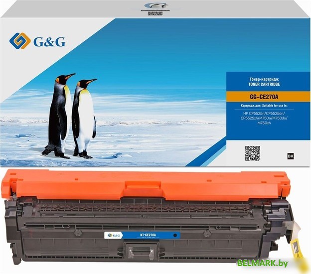 Картридж G&G GG-CE270A (аналог HP CE270A) - фото