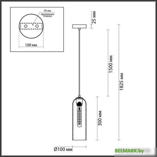Подвесная люстра Odeon Light Vosti 4805/1 - фото2