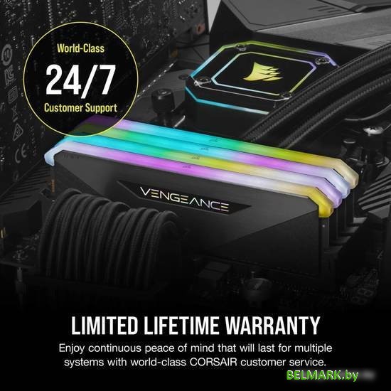 Оперативная память Corsair Vengeance RGB RT 2x16ГБ DDR4 3200 МГц CMN32GX4M2Z3200C16 - фото2