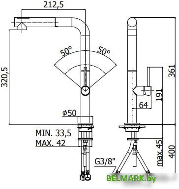 Смеситель Paffoni Chef CH985CR - фото2