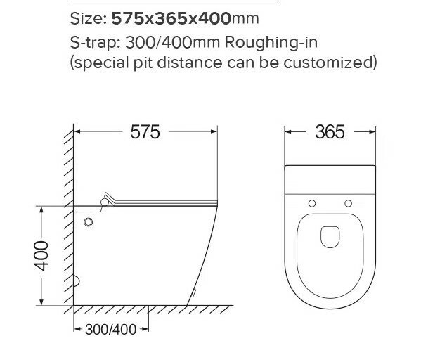 Унитаз приставной SantiLine SL-5030 - фото2