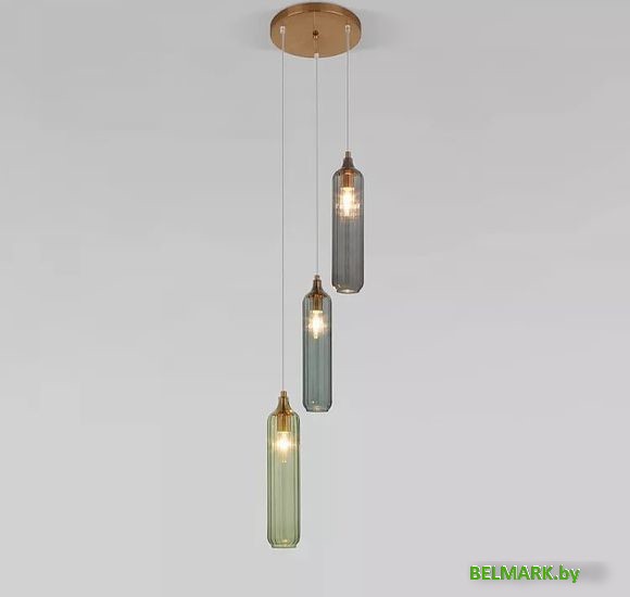 Подвесная люстра Евросвет Siesta 50252/3 латунь - фото