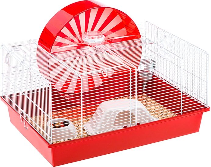 Клетка Ferplast Coney Island (красный) 57003070 - фото