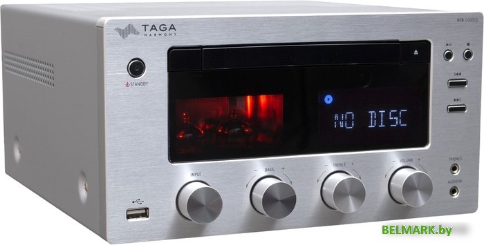 CD-ресивер Taga Harmony HTR-1000CD v.2 (серебристый) - фото