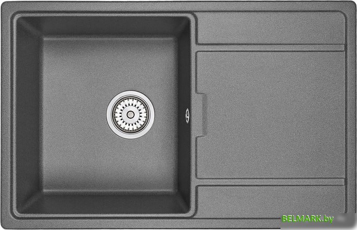 Кухонная мойка Granula 7804 (графит) - фото