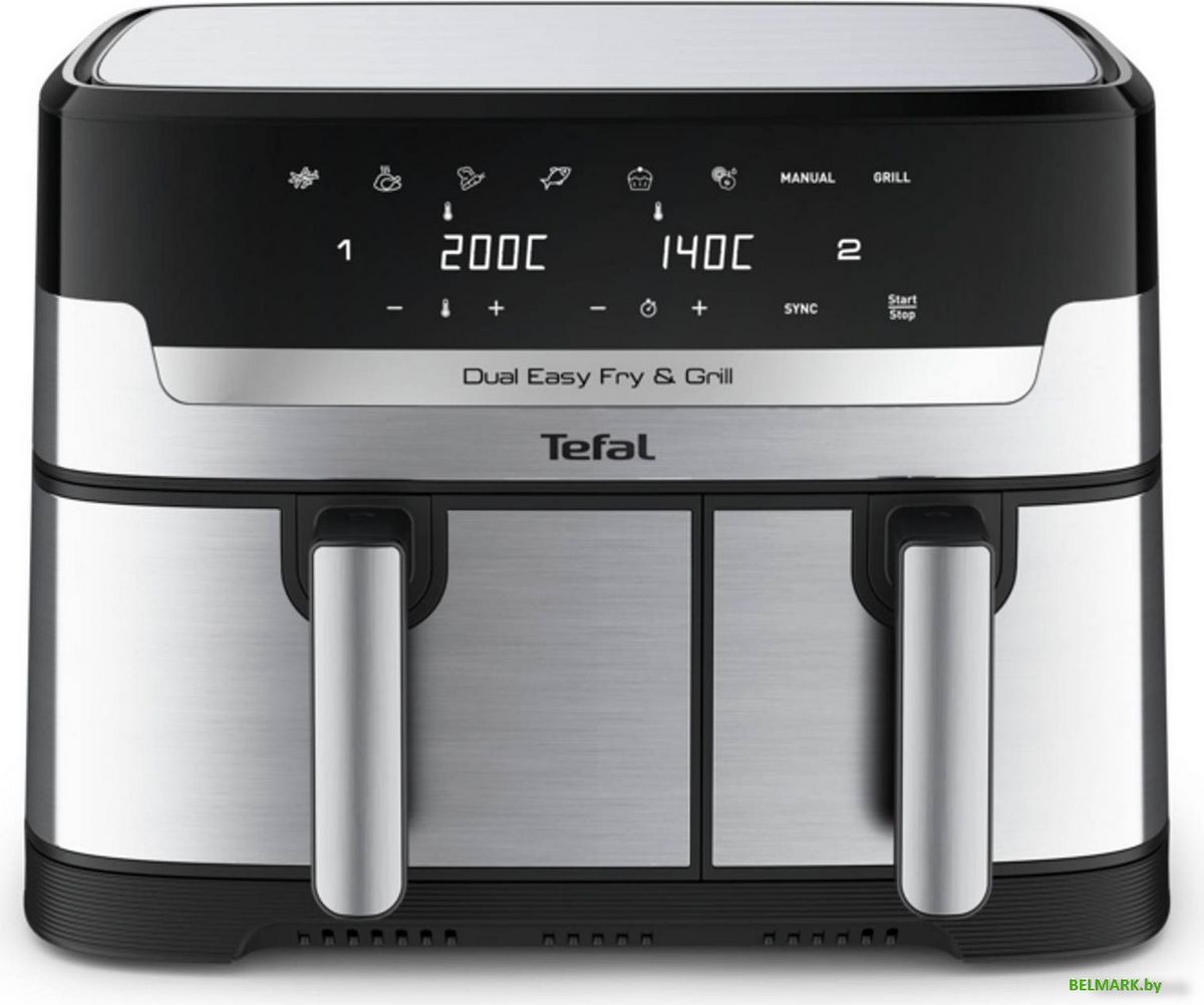 Аэрофритюрница Tefal Dual Easy Fry & Grill EY905D10 - фото