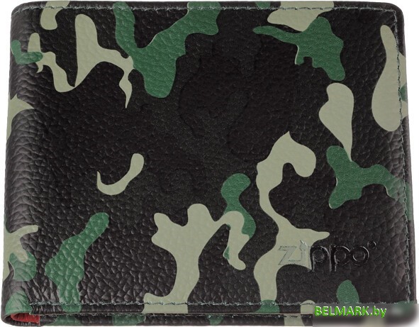 Портмоне Zippo 2006030 (зеленый/черный камуфляж) - фото