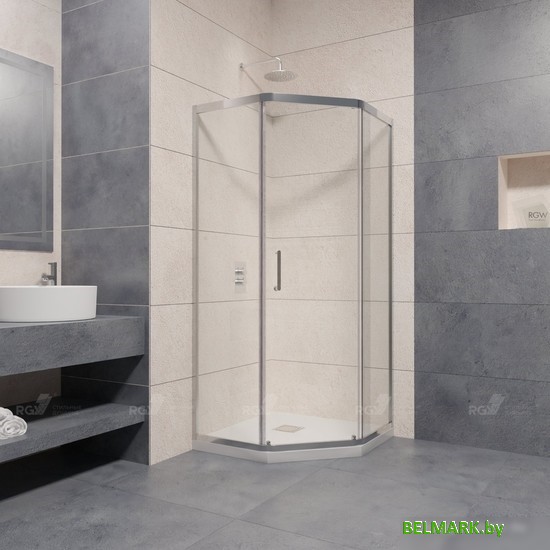 Душевой уголок RGW PA-86 38088602-11 100x120 (хром/прозрачное стекло) - фото