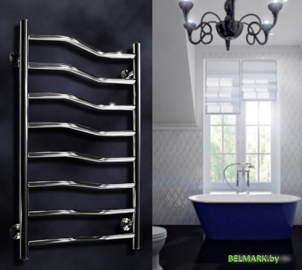 Полотенцесушитель Ростела Мелодия 1" 4 перекладины 50x60 см - фото2