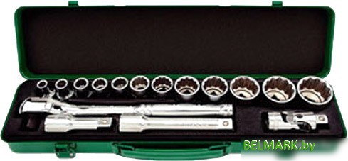 Набор торцевых головок Toptul GCAD1604 16 предметов - фото