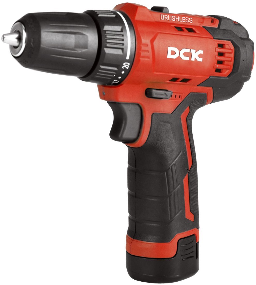 Дрель-шуруповерт DCK KDJZ23-10 Type EK (с 2-мя АКБ, кейс) - фото
