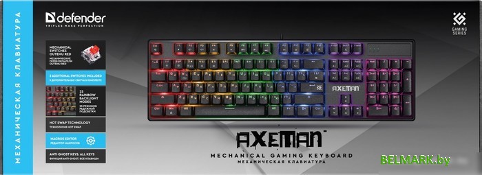 Клавиатура Defender Axeman GK-302 - фото2