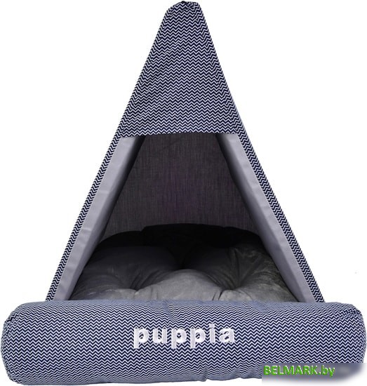 Домик Puppia Wave Check OASD-AU6036-NY-FR (синий) - фото2