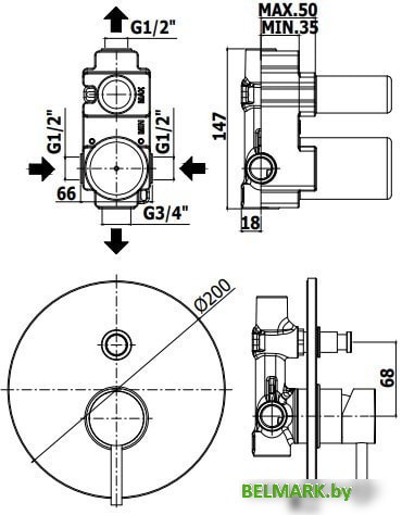 Смеситель Paffoni Light LIG015NO - фото2