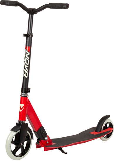 Двухколесный детский самокат Novatrack Deft 180 Alloy 180.DEFT.RD22 (красный) - фото