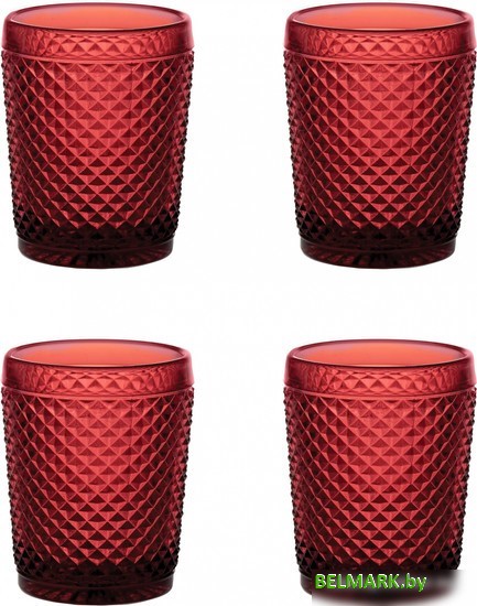 Набор стаканов для воды и напитков Vista Alegre Bicos Red 49000012 (4 шт) - фото