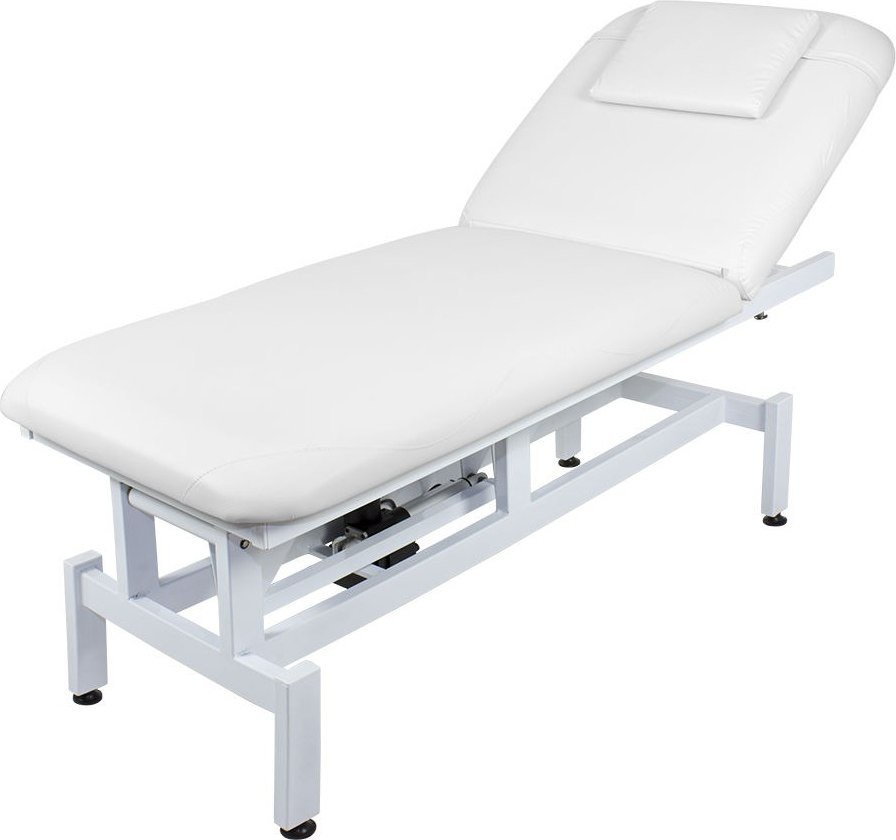 Массажный стол Элеганс МД - 837 (белый №89/189, с добавлением колесной базы) - фото