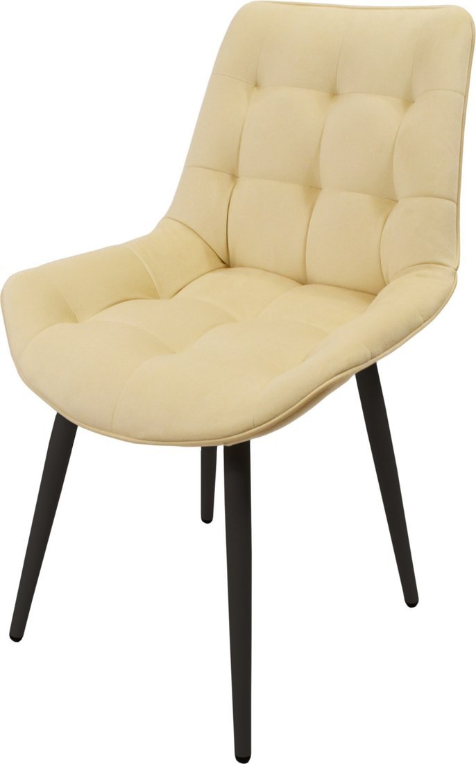 Мирабелла Женева Велюр (кремовый/черный) - фото