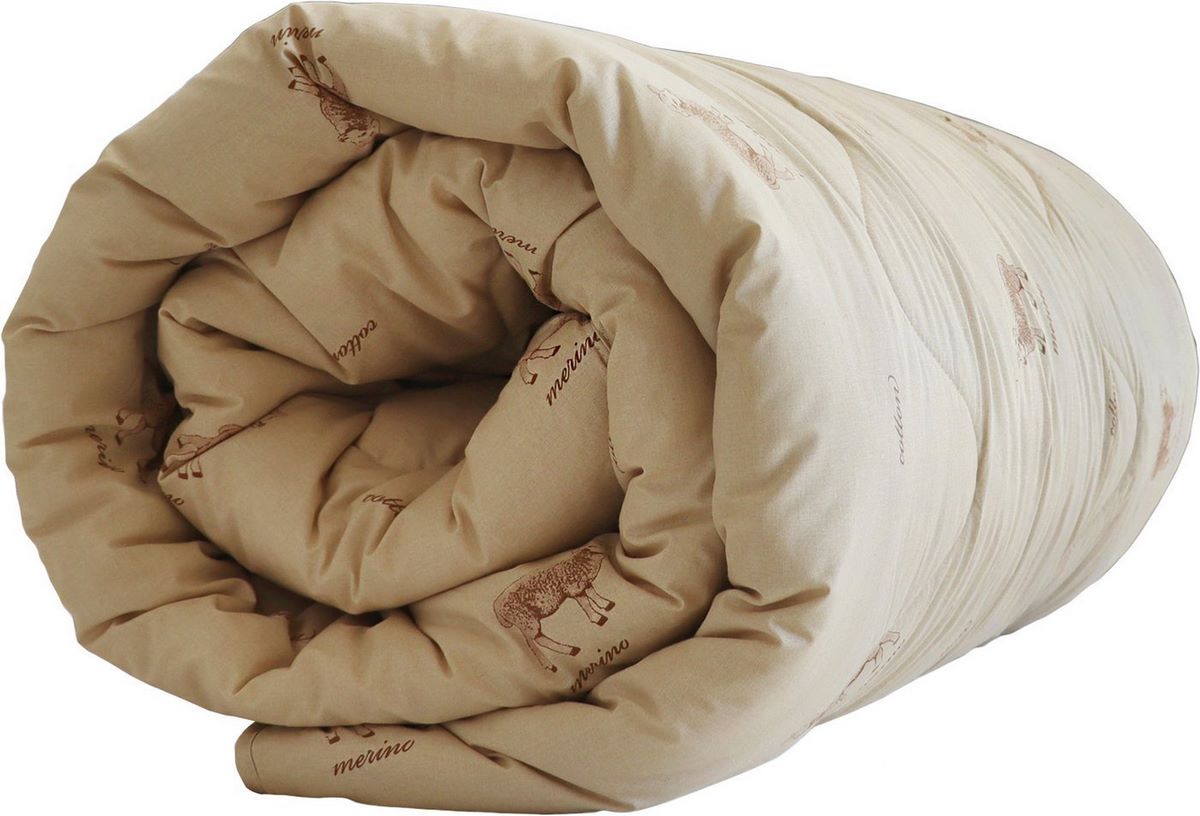 Одеяло Файбертек ШМ.2.05.П 220x200 (шерсть мериноса) - фото