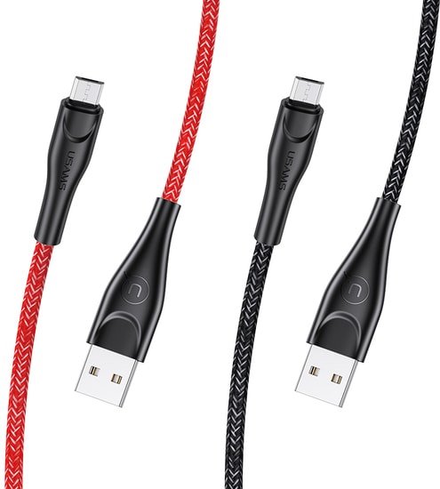 Кабель Usams U41 MicroUSB US-SJ393 (черный) - фото