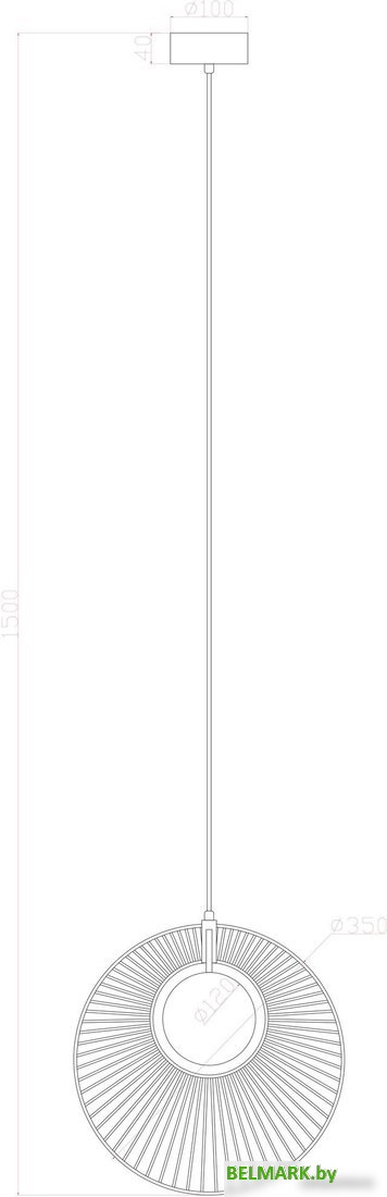 Подвесная люстра Arte Lamp Layla A2808SP-1BK - фото2