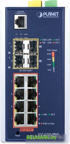 Коммутатор PLANET IGS-5225-8P4S - фото2