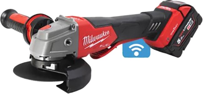 Угловая шлифмашина Milwaukee M18 ONEFSAG 125XPDB-502X Fuel 4933478435 (с 2-мя АКБ) - фото2