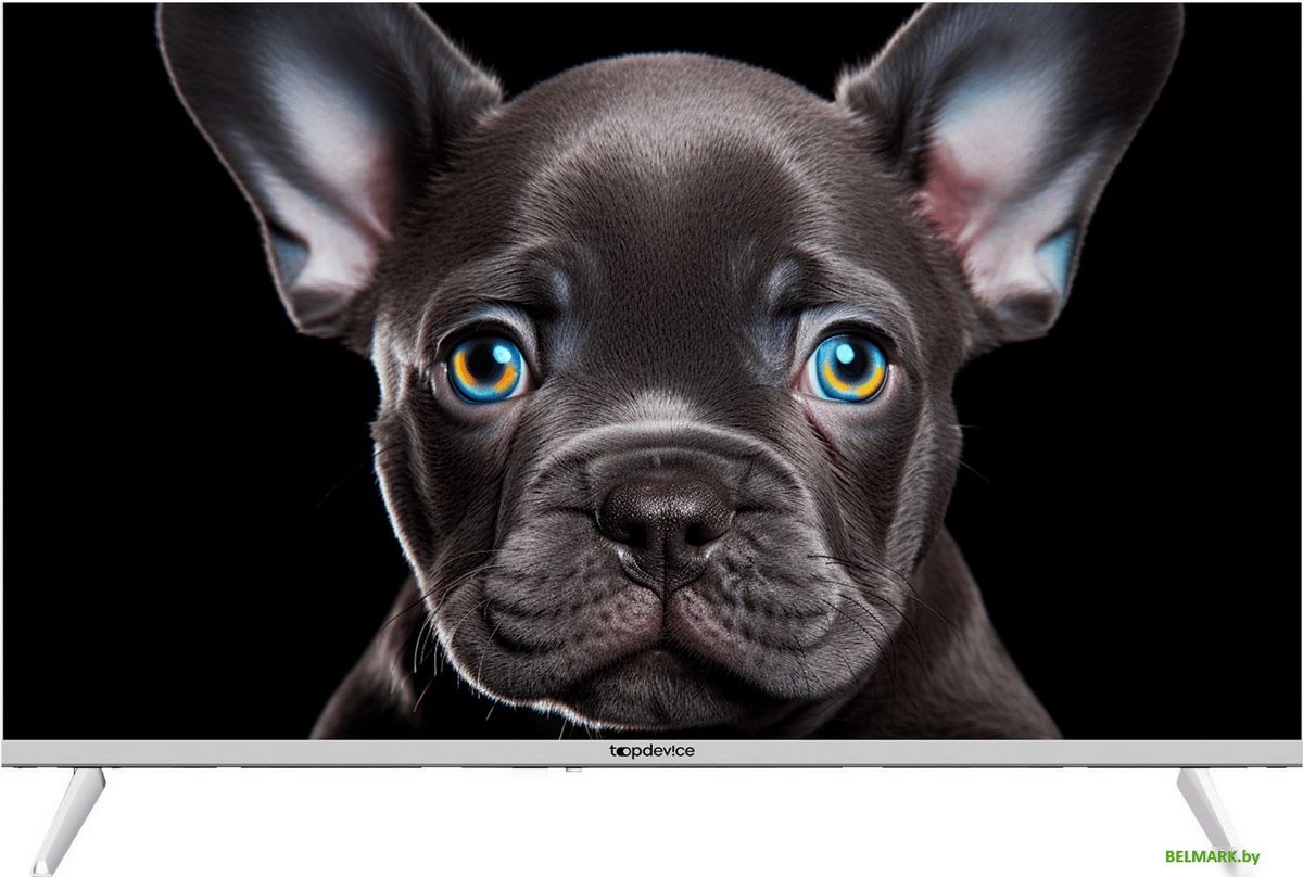 Телевизор Topdevice 32" FHD OS SALUTE TV (белый) - фото