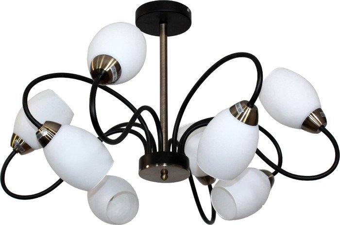 Люстра средней высоты Элетех 21270В-2/8 НПБ 01-8х60-112 Е27 1005404906 - фото