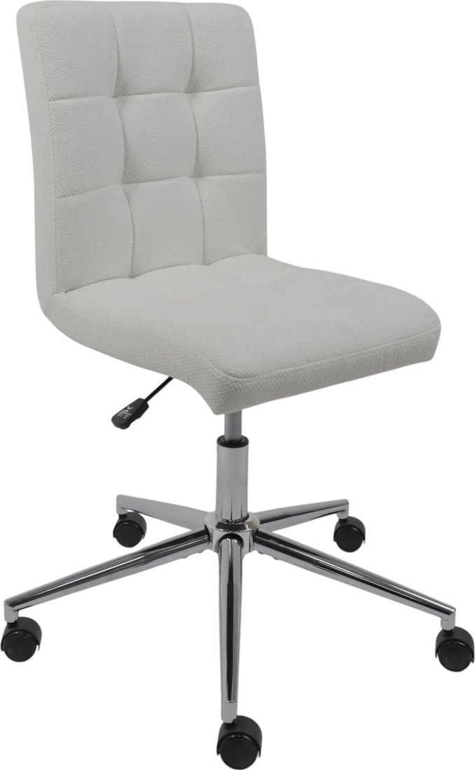 Офисное кресло AksHome Buble White 15 (букле/белый) - фото