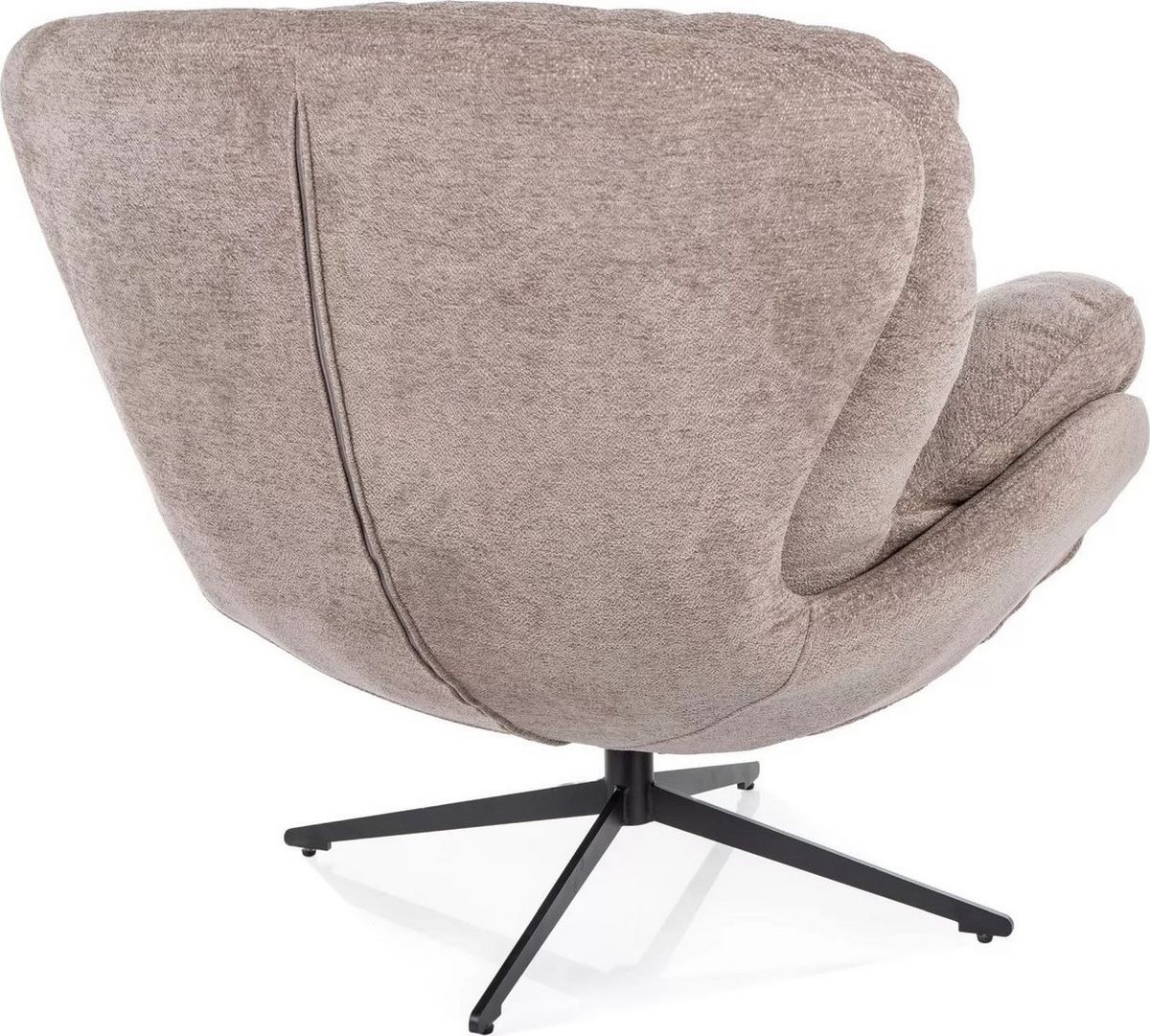 Интерьерное кресло Signal Florence Raven (темно-бежевый/черный) - фото2