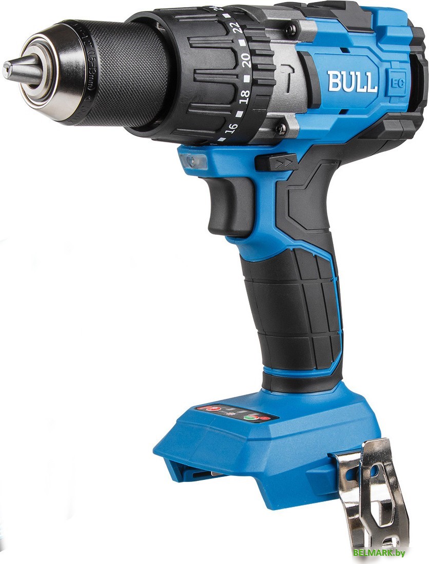 Ударная дрель-шуруповерт Bull SR 1805 (с 2-мя АКБ 6 Ah, кейс) - фото2