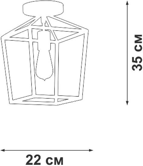 Люстра средней высоты Vitaluce V3766-1/1PL - фото2