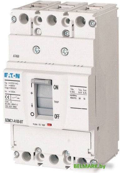 Выключатель автоматический Eaton BZMB1-A20-BT 20A 3P 25кА 109738 - фото