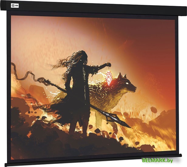 Проекционный экран CACTUS Wallscreen 149x265 CS-PSW-149X265-BK - фото