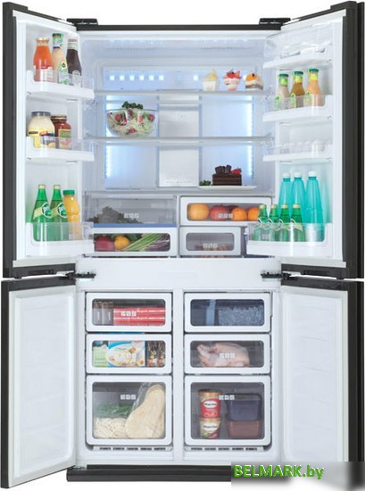 Многодверный холодильник Sharp SJ-FS97VBK - фото2