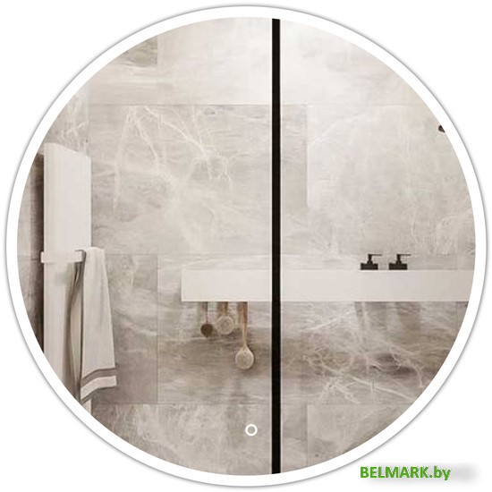 eMZe 70 LED.UV.70.70.BEL (белый с УФ-окантовкой и подсветкой) - фото2