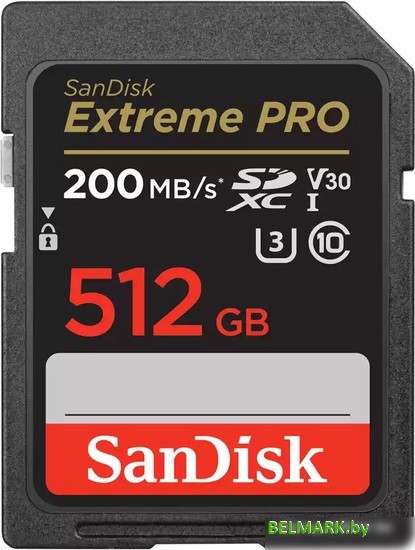Карта памяти SanDisk Extreme PRO SDXC SDSDXXD-512G-GN4IN 512GB - фото