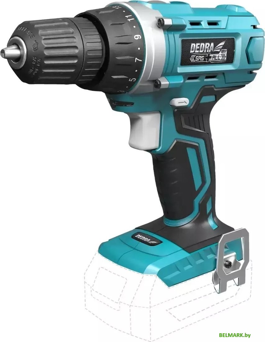 Dedra DED7013 (шуруповерт, болгарка, 2 АКБ, сумка) - фото2