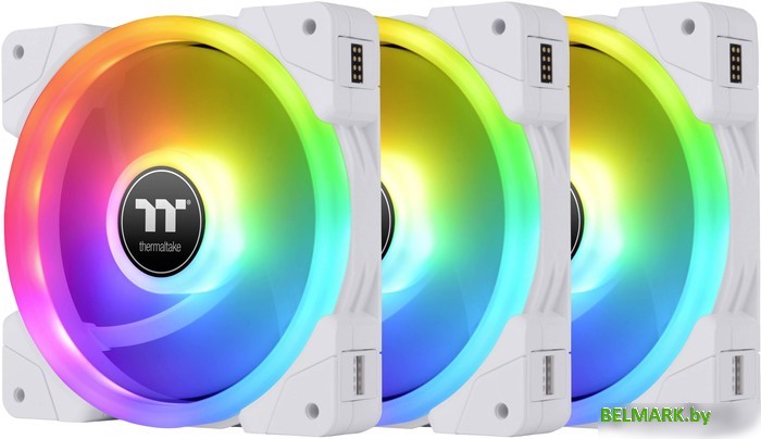 Набор вентиляторов с контроллером Thermaltake SWAFAN EX12 RGB White TT Premium Edition CL-F161-PL12SW-A - фото