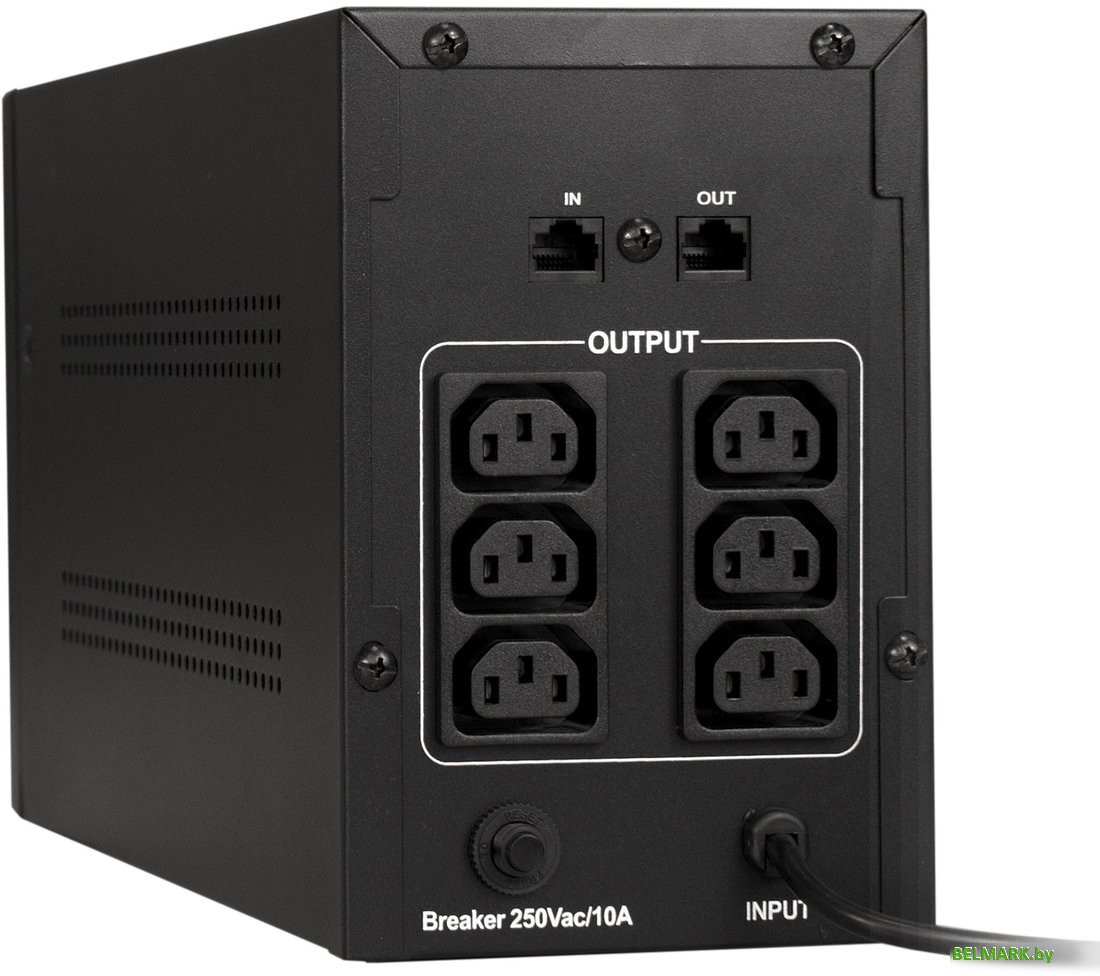 Источник бесперебойного питания ExeGate SpecialPro UNB-1000.LED.AVR.C13.RJ - фото2