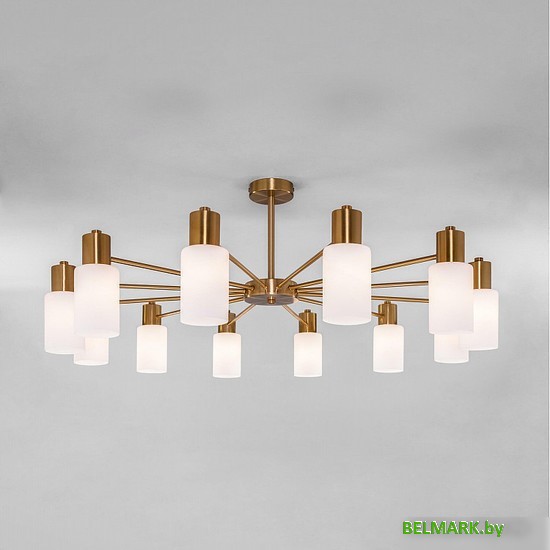 Люстра средней высоты Евросвет Vegga1 a057111 латунь - фото