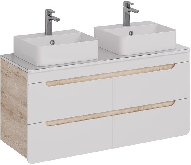 Lemark Тумба под умывальник Olivia 120 LM08OL125T (дуб кантри) - фото2