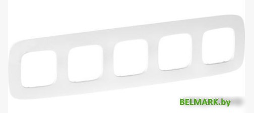Рамка Legrand Valena Allure 754375 (тиснение, белый) - фото
