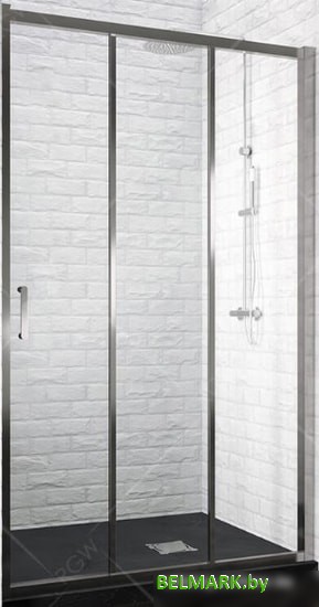 Душевая дверь RGW PA-13 140 (хром/прозрачное стекло) - фото