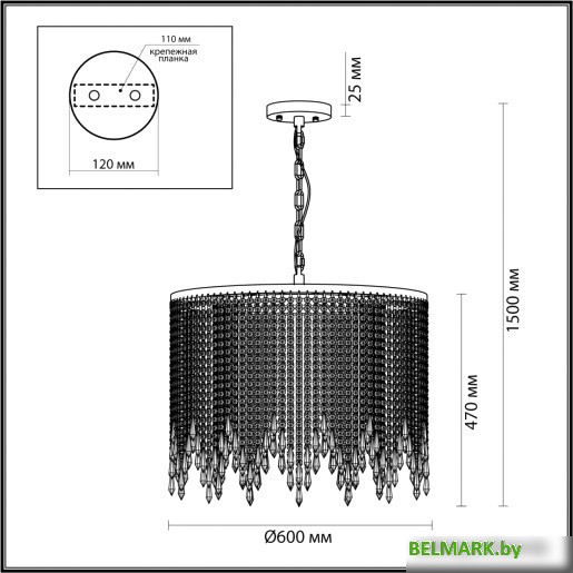 Подвесная люстра Odeon Light Chokka 5028/9 - фото2