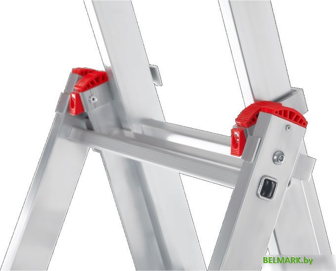 Лестница-стремянка Новая высота NV 123 алюминиевая трёхсекционная 3x12 ступеней - фото2