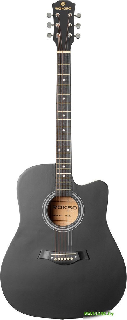 Акустическая гитара ROKSO FT-221-BK - фото